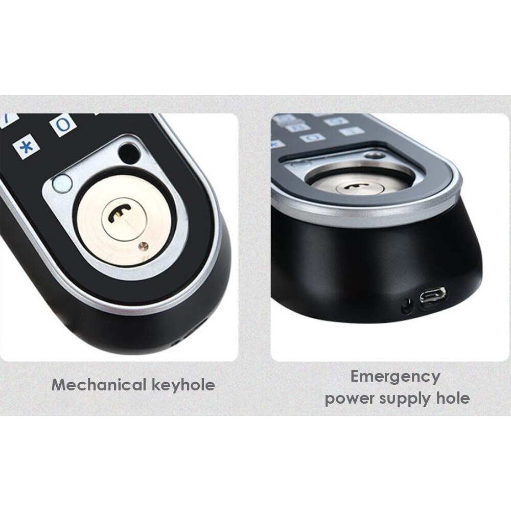 Hide Key Digital Keypad Door Lock Fingerprint Lock Remote Control Lock Keyless Door Lock Easy install 13.56Mhz IC card