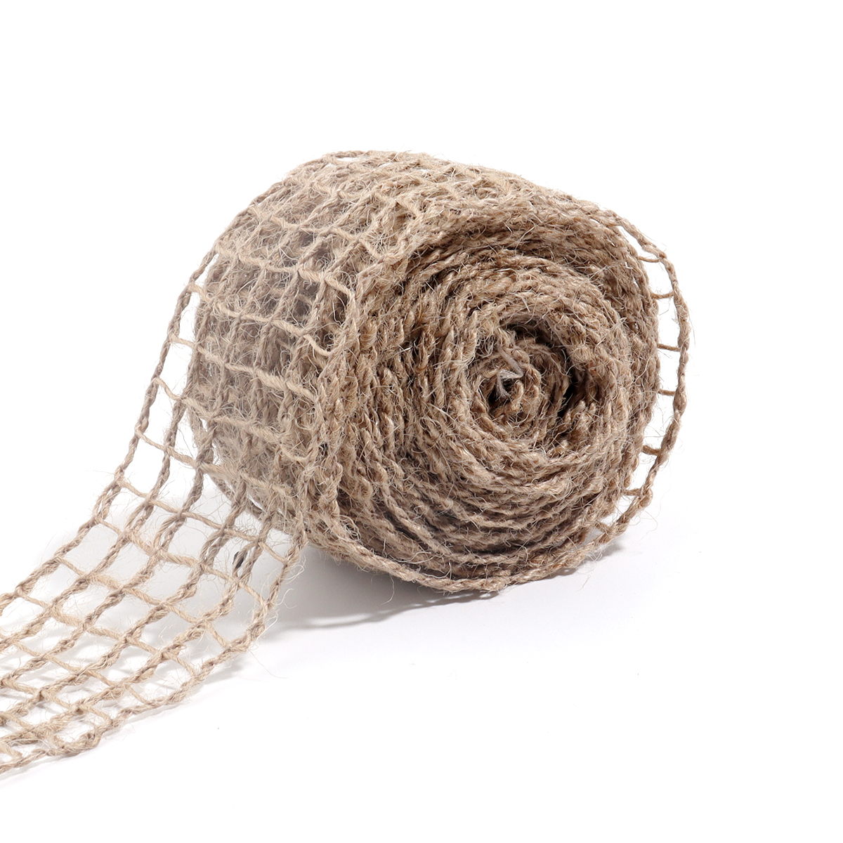 5/10Meters Linen Burlap Fabric Ribbon Macrame Craft Linen Webbing for Wedding Decoration Box Bouquet Bow Packaging Stuff: green