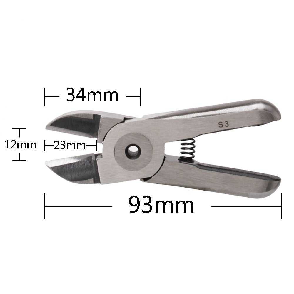 Tijeras de aire de HS-20, herramienta de corte neumática, alicates para alambre de latón de acero inoxidable y hierro, sin cabezal de tijeras: S5S