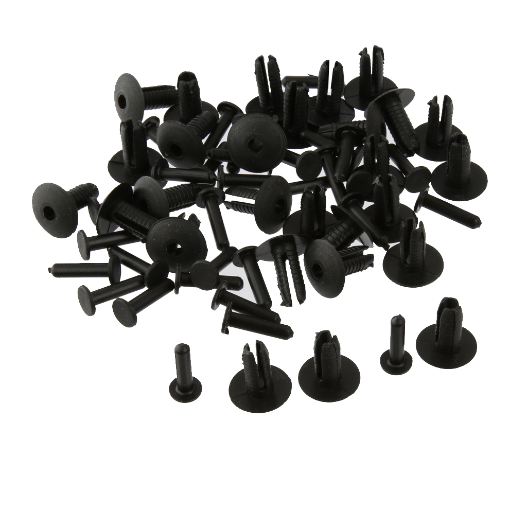 60x Bumper Mount Rivet Body Trim Clip For BMW E30 E36 E46 E39 E38 Z1