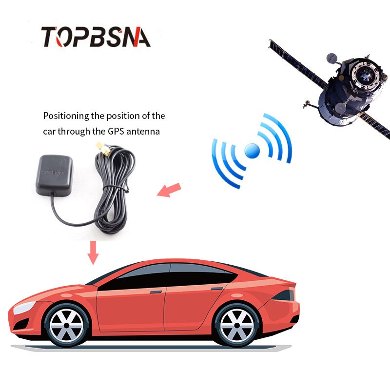 Topbsna Gps Ontvanger Auto Gps Antenne Auto Dvd Navigatie Nachtzicht Camera Gps Actieve Remote Antenne Antenne Adapter Connector