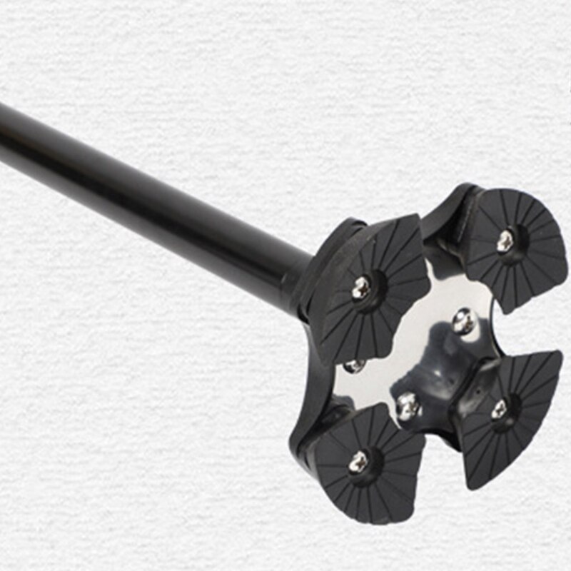 Rotating Base LED Walking Stick Hurry Cane Adjust All Terrain Pivoting Folding Cane Non-slip Lightweight Smart Elderly