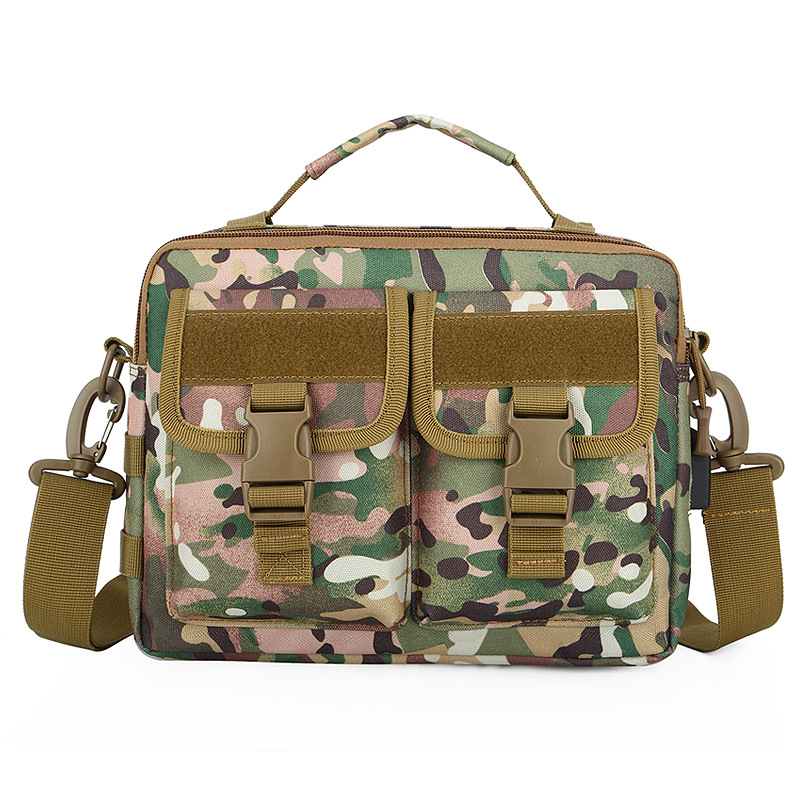 Oulylan Camouflage Shoulder Bag for Men Outdoor Crossbody Back Small Tool Bag USB Charging Handbag Sport Hiking Bag: Other