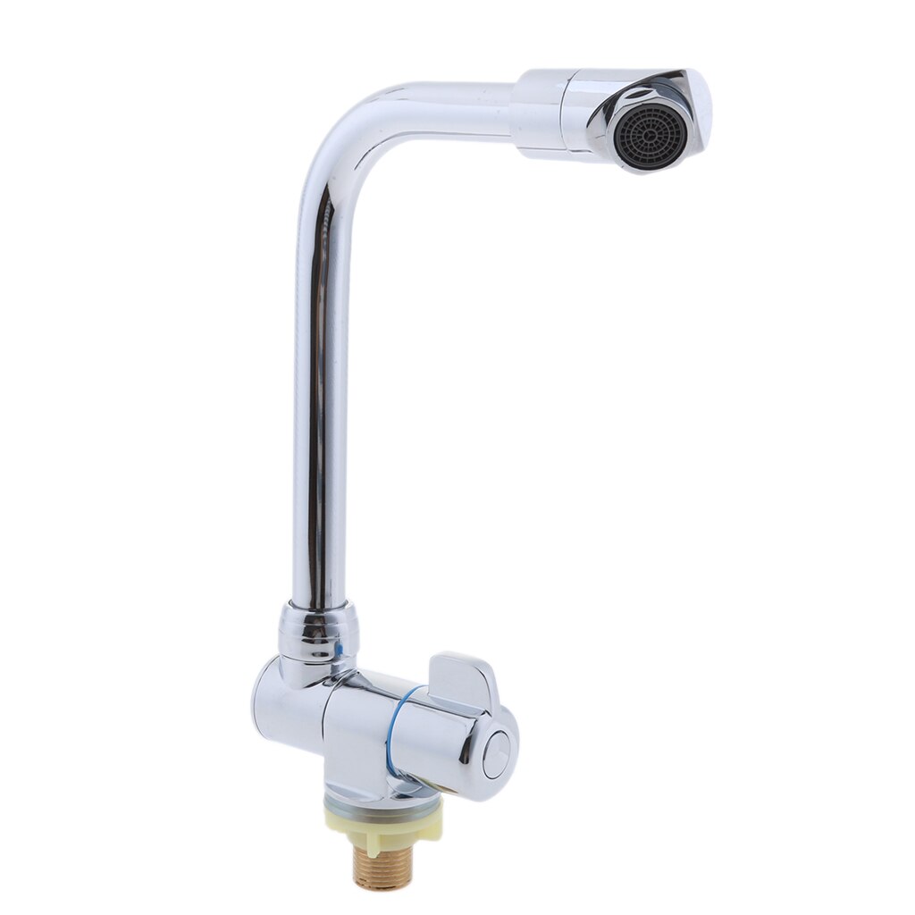 Marine Boat RV 360 Rotation Bathroom Kitchen Single Cold Water Faucet #009