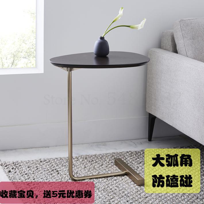 Stue oval stue sofabord salongbord soverom hjørnebord moderne lat nattbord lesebord