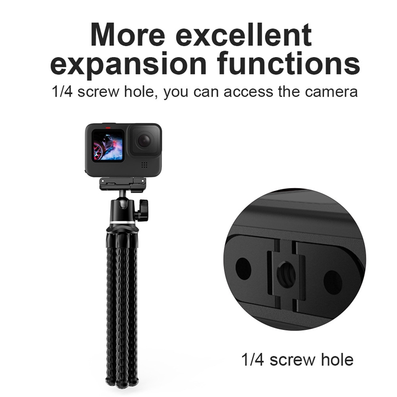 Dual Interface Adapter Mount Action Camera Tripod Adapter Base for GOPRO Hero10 HERO8 Hero9 MAX