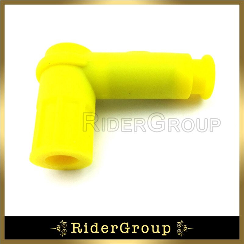 Yellow Rubber Ignition Coil Spark Plug For 50cc 70cc 90cc 110cc 125cc 140cc 150cc 160cc 200cc 250cc Pit Bike ATV Go Kart Scooter