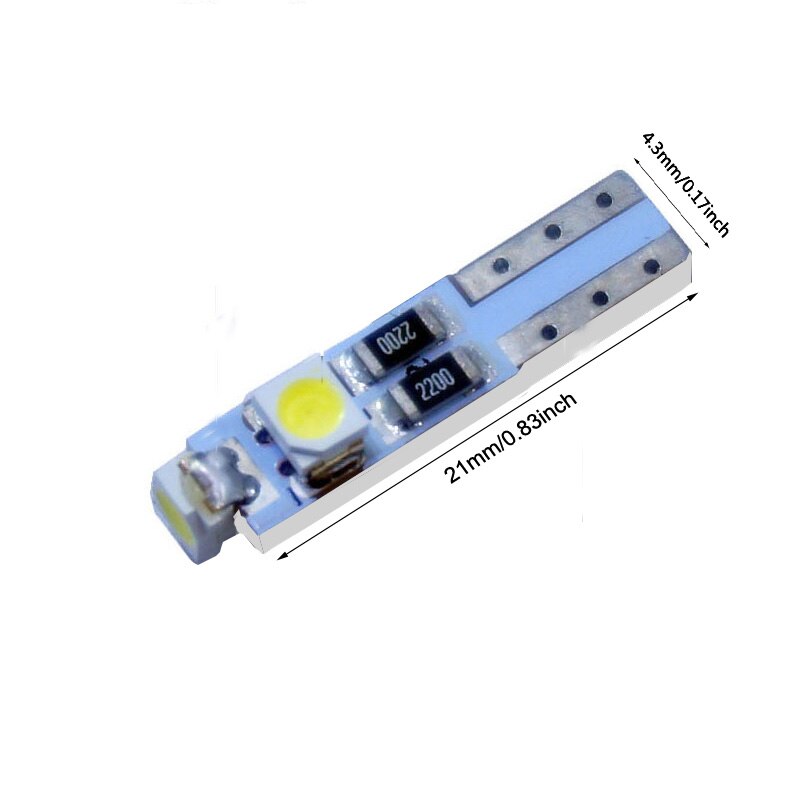 T5 37 74 żarówka doprowadziło z podstawą klinową 3/8 "PC74 PC37 PC118 deska rozdzielcza tablica przyrządów miernik grupa światło Pakiet 10