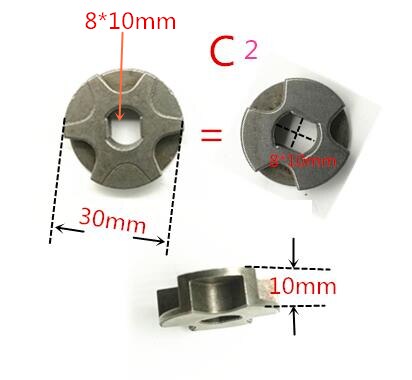 Gear Tandwiel 221526-1 Voor Makita UC4041A UC3041A UC3541A UC4020A UC3520A UC250D UC250 UC3020A UC3020A: C2 2PCS