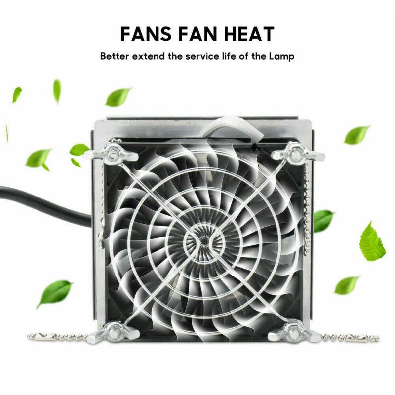 50W COB LED Grow Light Full Spectrum Growth Lamp Cooling Fan Hydroponic Plant Light Bulbs That Promote Photosynthesis In Plants