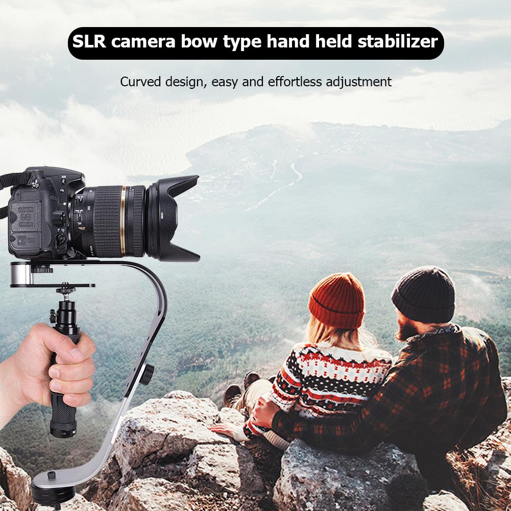 Handheld Video Stabilizer for Digital & Action Cameras up to 1.5kg - Single Handle Mount