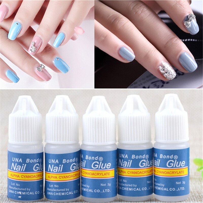 Nail Lijm 3D Nail Art Steentjes Platte Bodem Acryl Nail Lijm Voor Franse Art Valse Tips Lijm Lijm Manicure Gereedschap