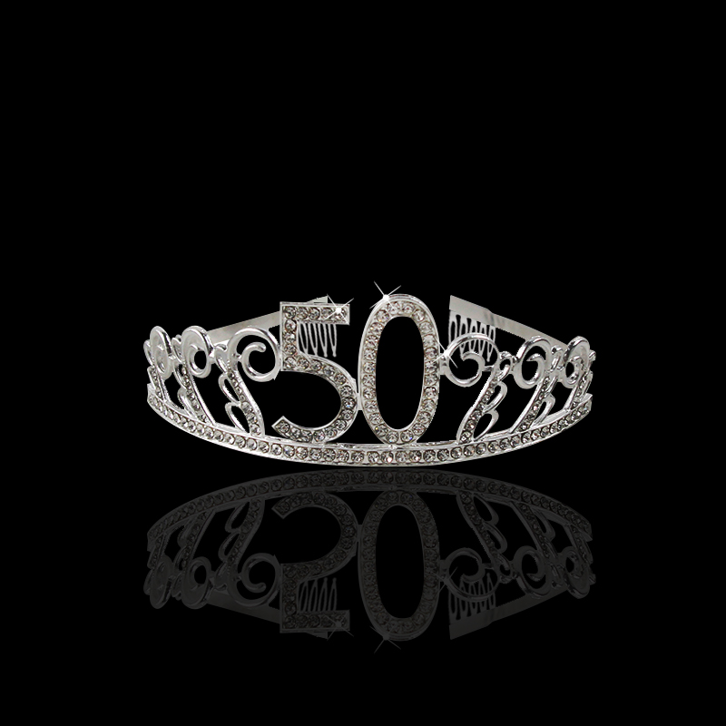 30th 40th 50th Milestone Birthday Party Crown Party Hat Adult Birthday Party Decor 30 40 50 Years Anniversary Party Favor Supply