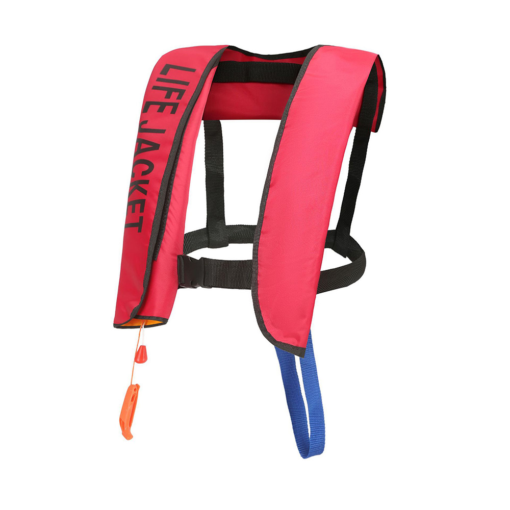 Chaleco salvavidas inflable automático, chaleco salvavidas para natación, pesca, deportes acuáticos, surf, Kayak, rescate de esquí, chaleco salvavidas de seguridad: Amarillo claro