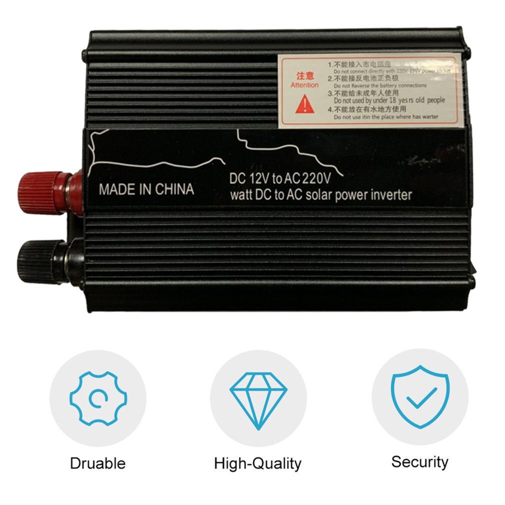 3000W High Power 12V To 220V Power Inverter With USB Port High Conversion Inverter Automatic Protection Power Converter