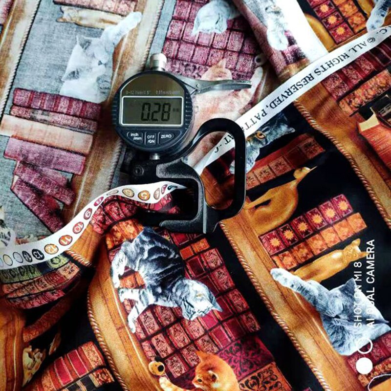 110cm Wide Cat On the Shelf Printed Cotton Fabrics for Sewing Quliting Fabric Needlework Material DIY Handmade Clothes Patchwork