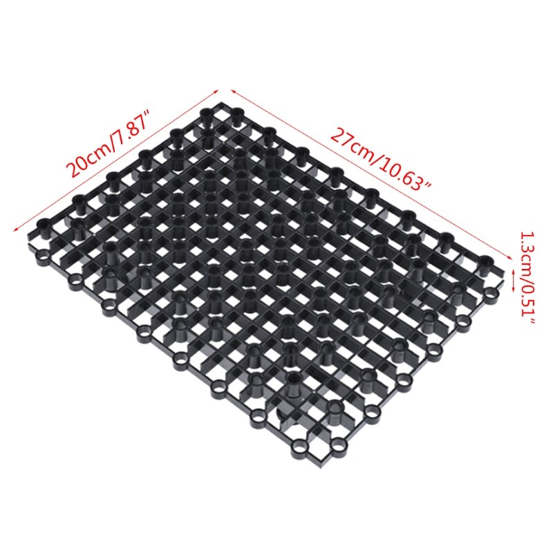 Fish Tank Isolation Board Aquarium Bottom Filter Plate Grid Plastic Separator