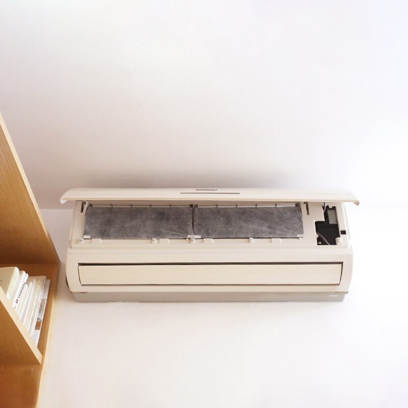 6 uds. Filtro de aire acondicionado Cuttable papeles de limpieza de red antipolvo purificación aire acondicionado piezas papel de filtro autoadherente