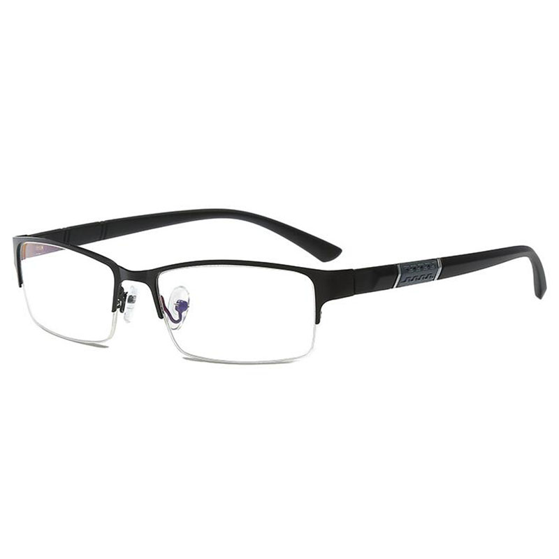 Gafas de lectura con medio marco de Metal, gafas para miopía Unisex 0-0,5 -1 -1,5 -2 -2,5 -3 -4 -5 -6 Gafas con números de grados