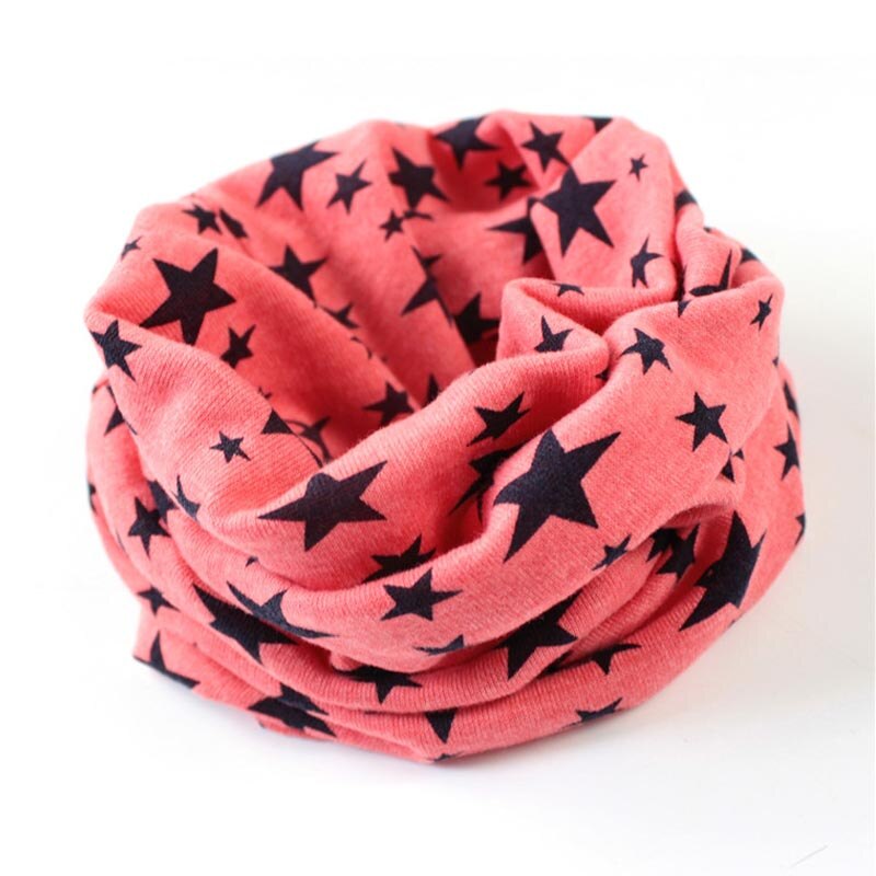 Bonnet d'hiver en coton chaud pour bébé garçon, bonnet, écharpe, bonnet, motif étoile: Rouge pastèque