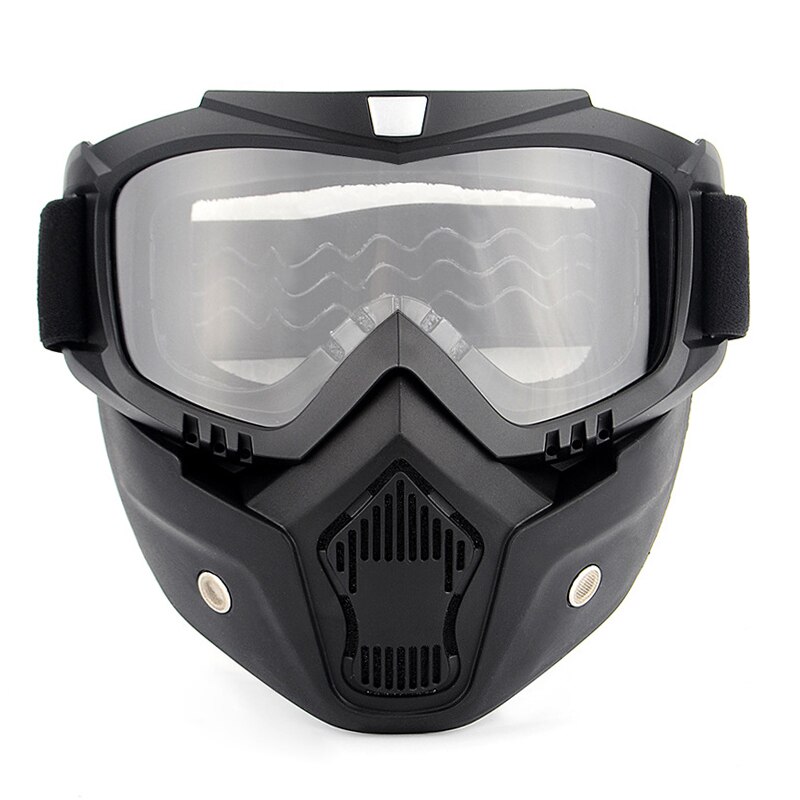 Motorcycle Face mask Goggles Ski goggles Motorbike Motor Open Face Detachable Goggle Helmets Vintage Glasses: a5