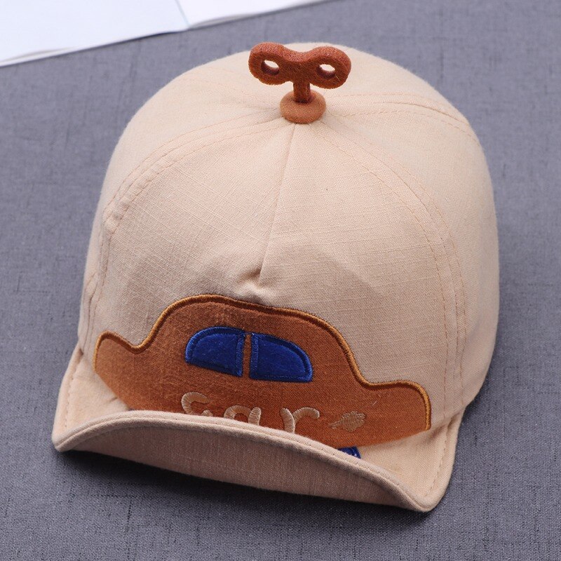 Berretti da Baseball di estate del cappello dei ragazzi dell&#39;automobile del fumetto berretti di Snapback di Sunhat Hip-Hop casuali del fumetto dei bambini del bambino