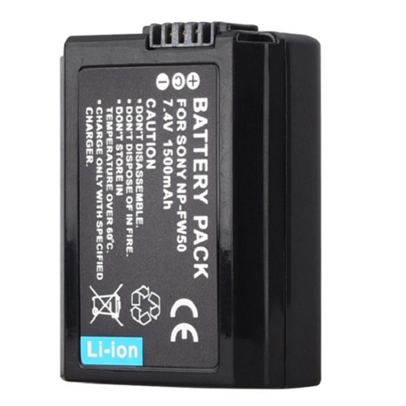 NP-FW50 Batterij NPFW50 Np FW50 Voor Sony Alpha 7 A7 A5000 A5100 A7R NEX5 5R 5N A6000 A7 NEX6 NEX7 NEX5R NEX5N Digitale Camera