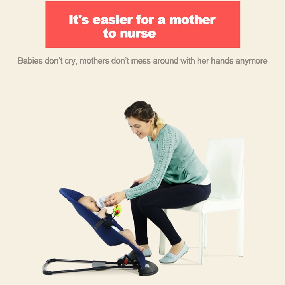Baby gyngestol nyfødt balance gyngestol baby komfort vugge seng stol mor og spædbarn leverer børnemøbler