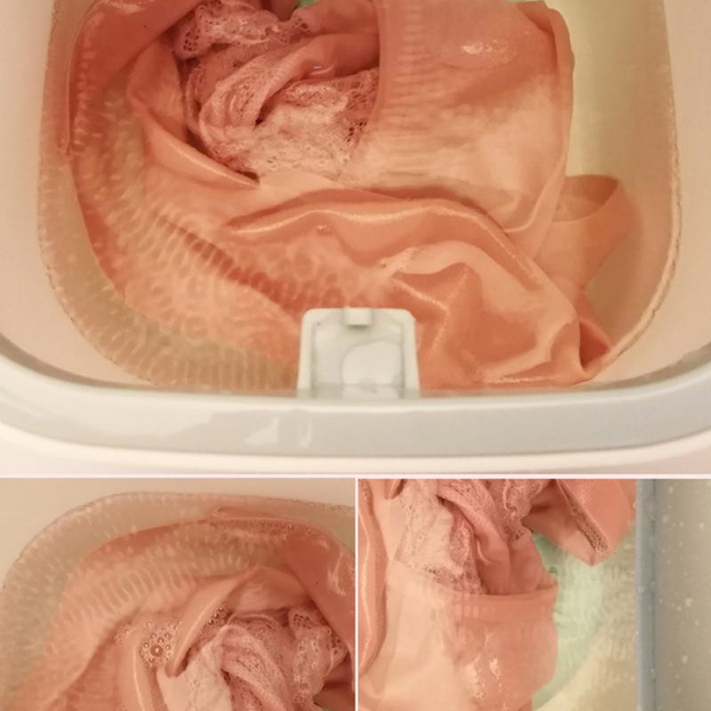 Camping Electric Ultrasonic Rotating Turbo Washing Machine Mini Portable Dorms