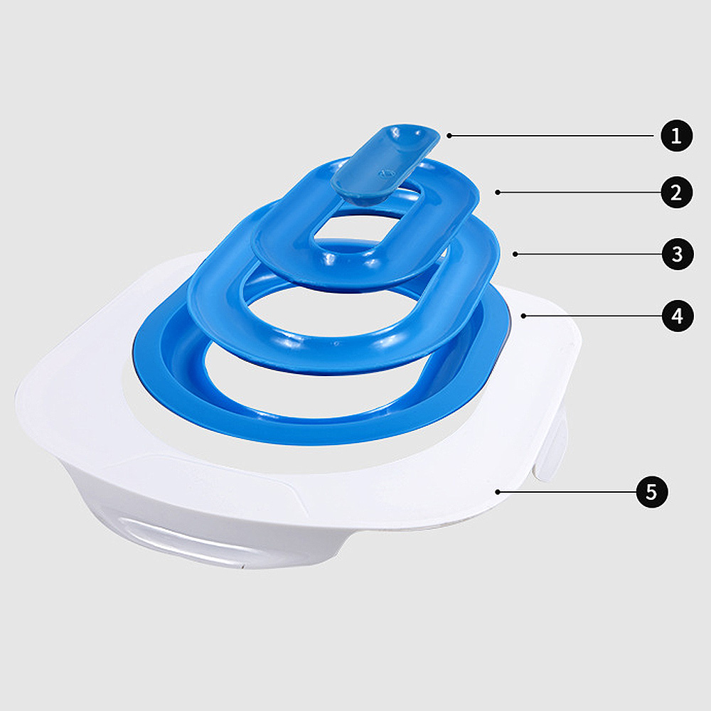 Kat træning toiletsæde kæledyr plast kattebakke bakke kit træner ren killing sunde katte menneske toilet