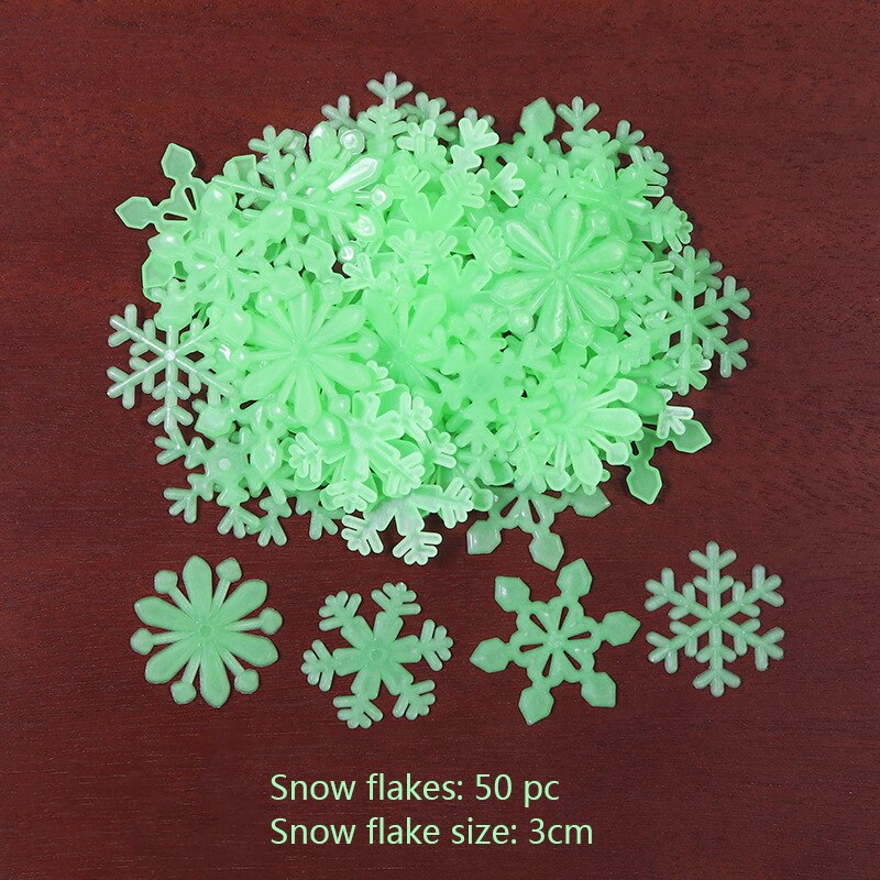 Autocollants muraux étoiles 3D phosphorescents, 100 pièces, lueur dans la nuit, autocollants muraux lumineux pour chambre d'enfants, bébé, chambre à coucher, plafond, décoration de la maison: 14