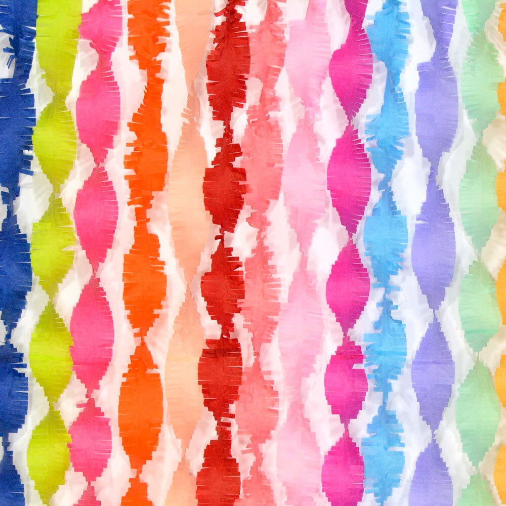 3M Fringed Party Streamers Tissue Paper Garland DIY Fringe Curtain Banners Photo Backdrop Wedding Birthday Shower Decoration