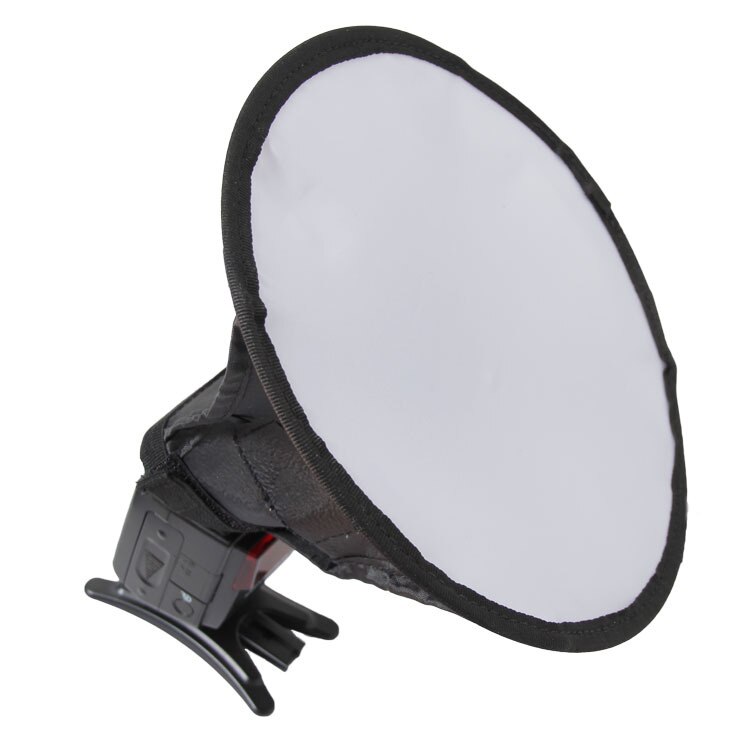 20 Cm Ronde Flash Softbox Diffuser Speedlight Mini Softbox Fotografie Voor Canon 600EX 580EX 430EX Voor Nikon SB900 Speedligh