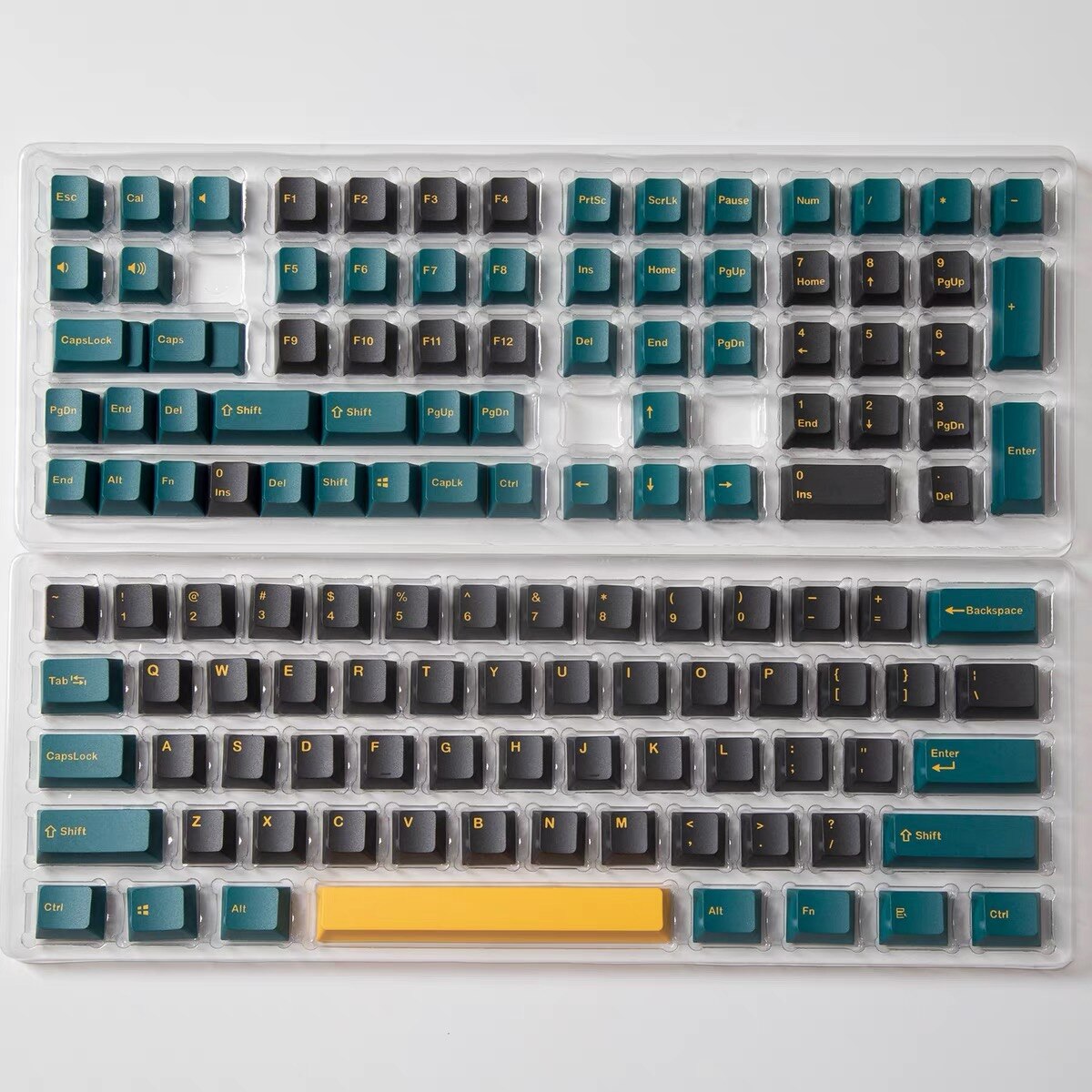 127 Keys PBT OEM Keycaps Double Color Injection Keycaps For Cherry Mx Mechanical Keyboard 61/64/68/84/87/96/98/104/108 Keys: Maersilv