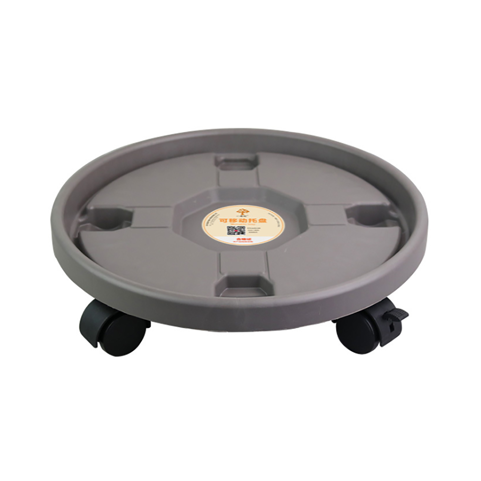 Support de Pot de fleur à roues universelles, support Mobile, plateau Mobile épais, Vase rond amovible avec rouleaux, support pour plantes: Grey 300