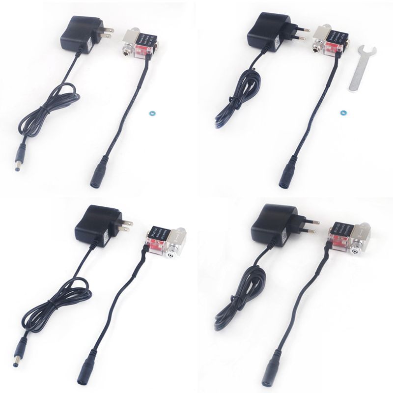 CO2 Solenoid Valve DC 12V Aquarium CO2 Regulator System Low Temperature Solenoid Valve for Tank