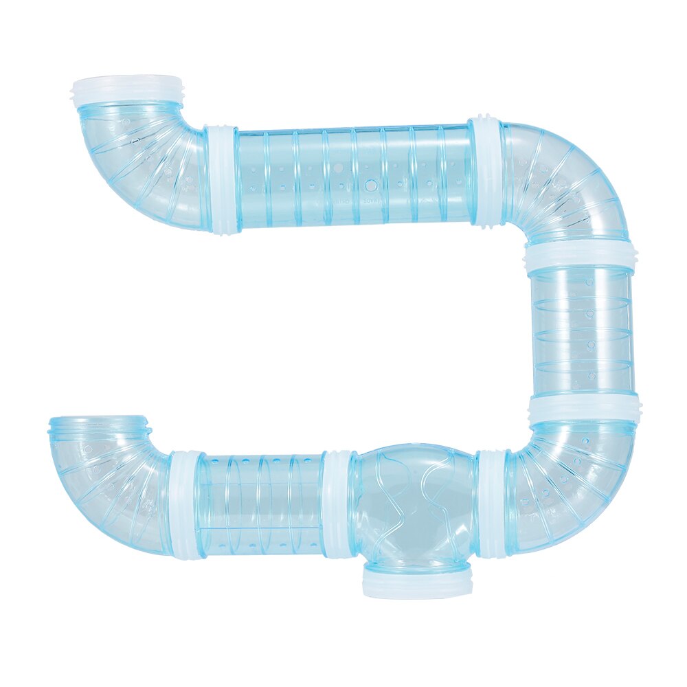 Plastpipa marsvin hamster tunnel små djur hamster tillbehör gör det själv hamster träningsleksak