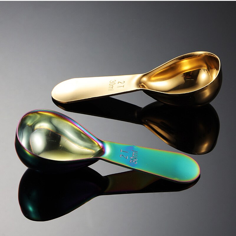 1 Pcs 304 Stainless Steel Kitchen Measuring Spoons Coffee Sugar Scoop Cake Baking Flour Measuring Cups Kitchen Cooking Tools