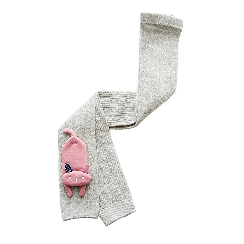 Baby Meisjes Cartoon Katoenen Leggings Gebreide Warme Effen Kleur Kinderen Elastische Zachte Comfortabele Baby Broek Dansen Leggings: 1L
