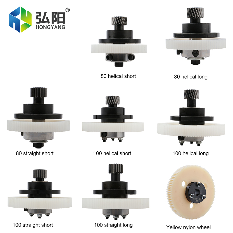 Gear Nylon Wheel 80 Teeth 100 Teeth Straight Tooth Eccentric Gear Rack And Pinion Belt Synchronous Wheel CNC Transmission Parts