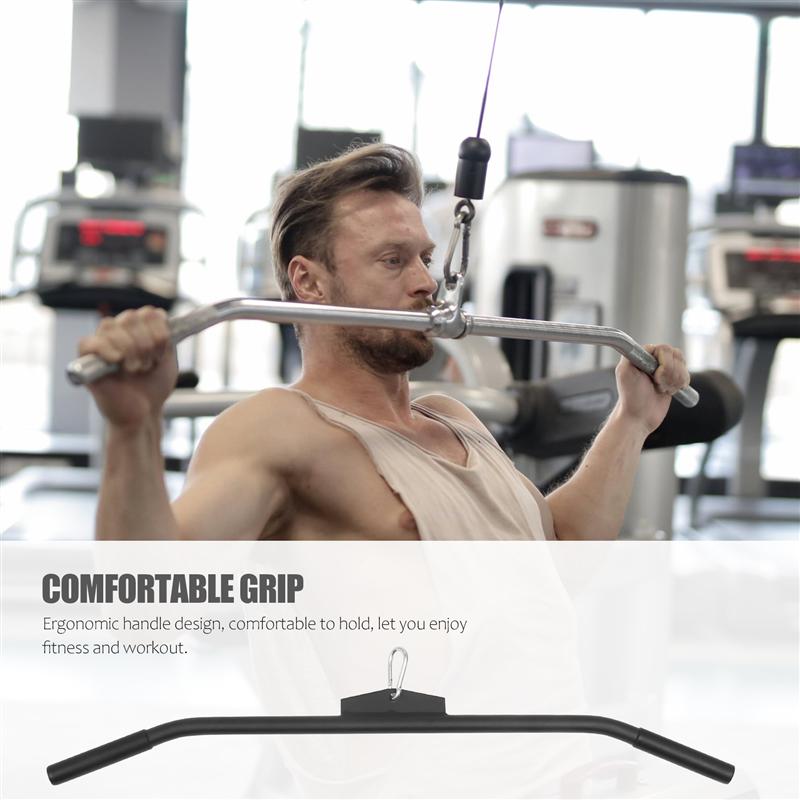 1 Set Pull Down Bar Pull Down Biceps Bar Staal Biceps Pull Bar Fitnessapparatuur