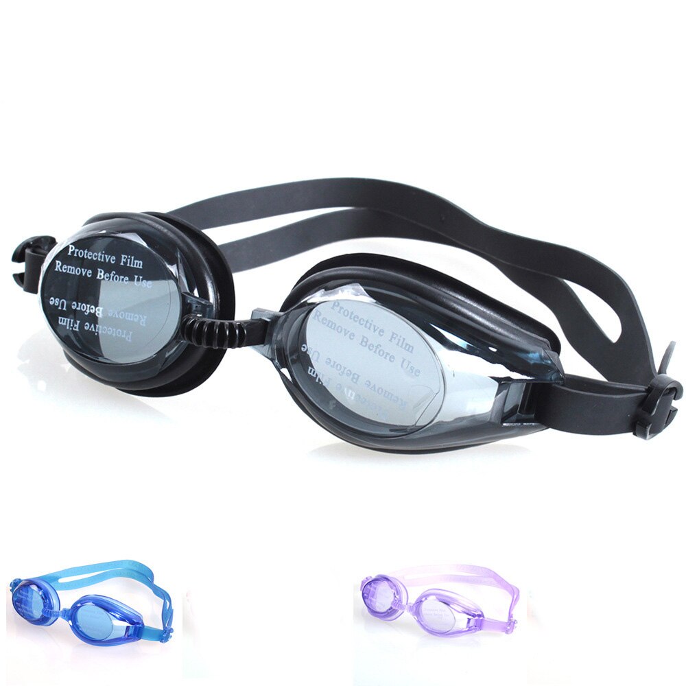Justerbare beskyttelsesbriller svømmebriller beskytter børn vandtæt silikone svømmebriller kvinder mænd børn svømmebriller