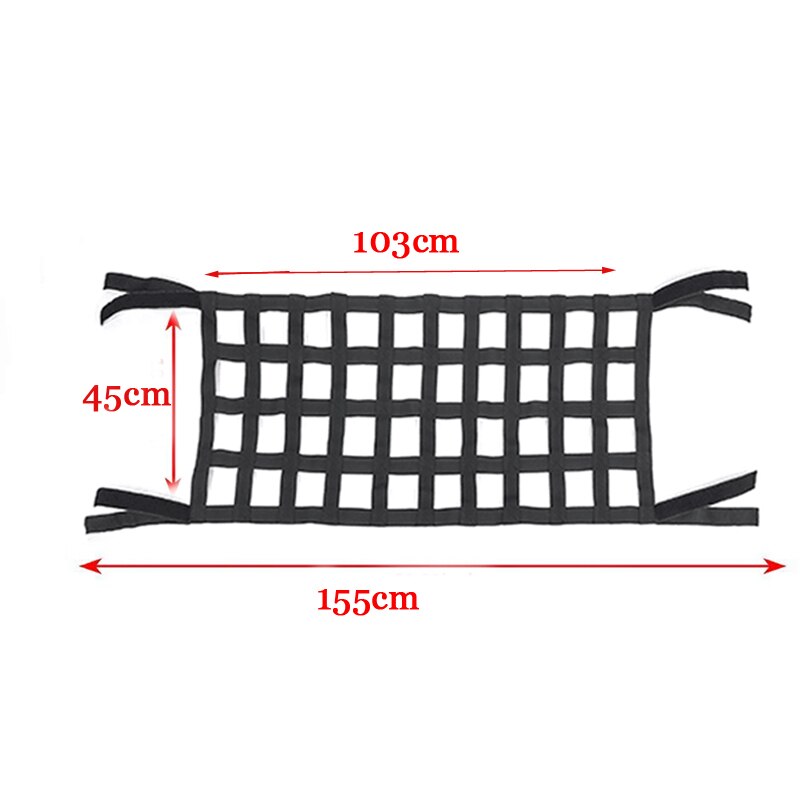 Zware Bagagenet Auto Top Dak Hangmat Bed Rest Storage Netwerk Cover Voor Jeep Wrangler JK 2007 Up Exterieur accessoires Cover