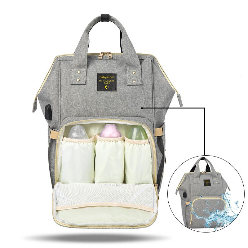 Mummy Diaper Bag Mommy Baby Stroller Bags Zipper Mother Travel Backpacks Maternity Nursing Handbags