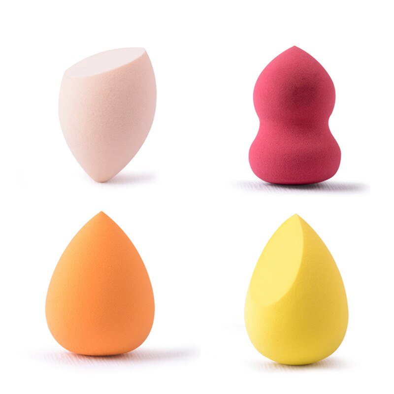 7pcs Beauty Egg Set Gourd Water Puff Makeup Puff Set Colorful Cushion Cosmestic Sponge Tool Wet and Dry Use