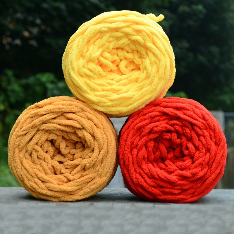 100g Home Kleurrijke DIY Hand-Gebreide Garen Voor Dye Sjaal Hand breien Zachte Melk Katoenen Garen Dikke Wol garen Giant Wollen Deken
