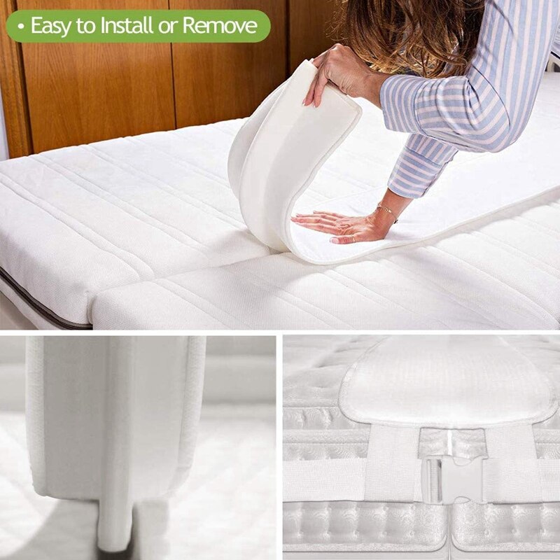 Seng bro twin til konge konverter kit justerbar madras stik til seng sengeaffyldning twin bed stik
