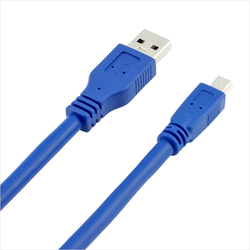Usb 3.0 A Male Naar Mini 10Pin B Verlengkabel Usb 3.0 A Male Naar Mini Usb Kabel 0.3M/0.6M/1M/1.5M/1.8M/3M/5M 1FT 2FT 5FT 6FT