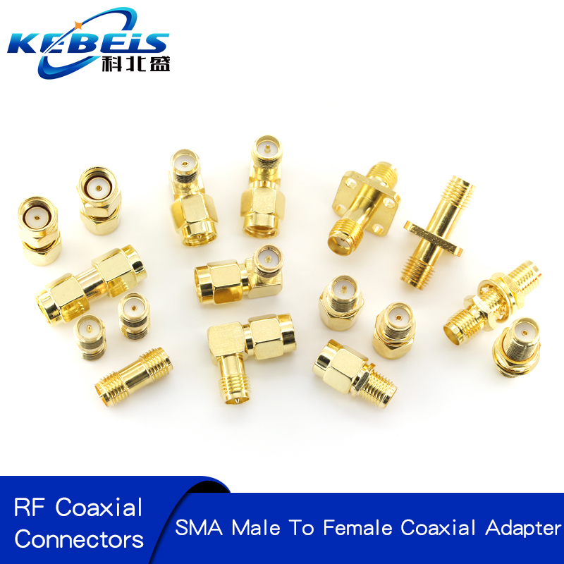 2 uds conector SMA adaptador SMA a SMA SMA a SMA/RPSMA enchufe macho y conector hembra conector adaptador coaxial RF recto deslizante ﻿