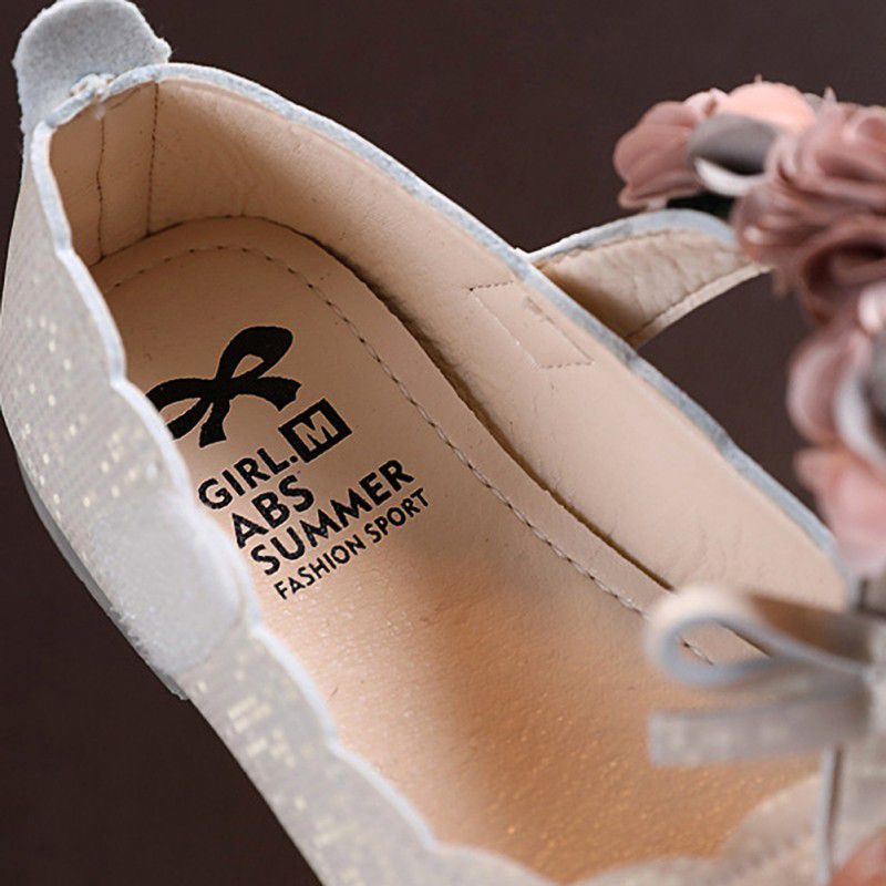Zp-girls styl jesienny księżniczka buty z duże kwiatowe koronki